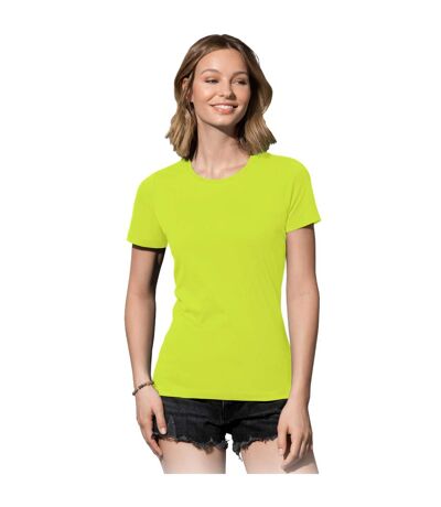 T-shirt Femmes Vert Citron Stedman