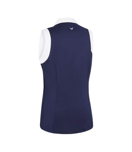 Polo Golf Femme Bleu Violacé Callaway