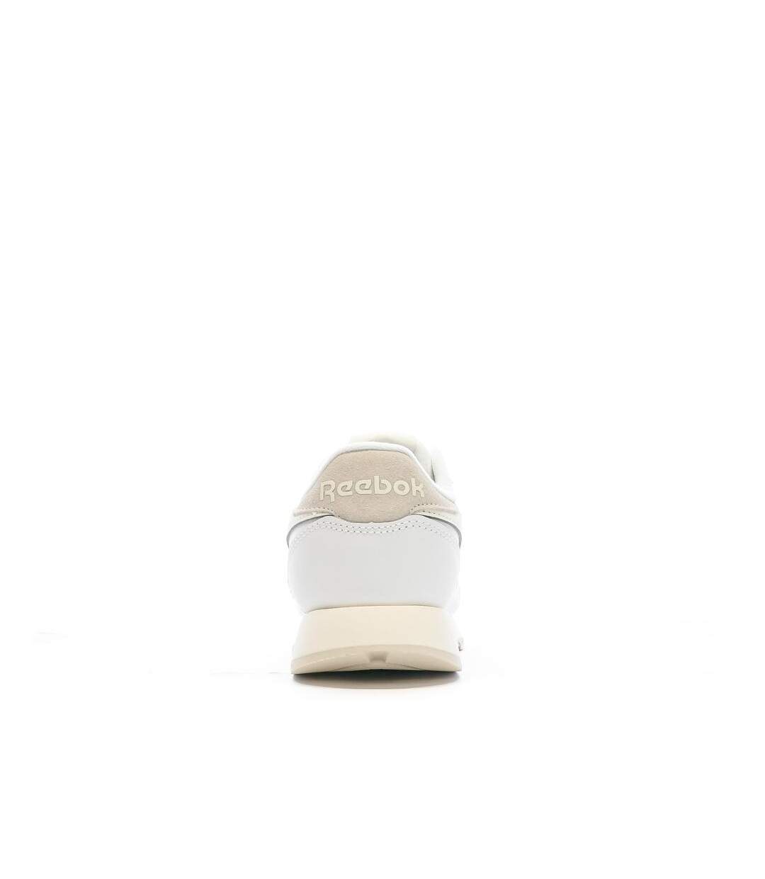 Baskets blanche femme reebok classic leather 100069451-3