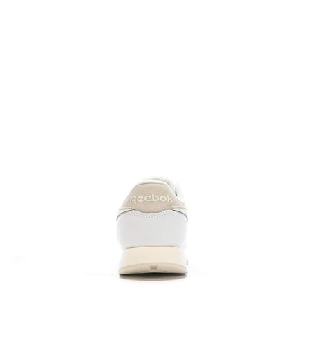 Baskets blanche femme reebok classic leather 100069451