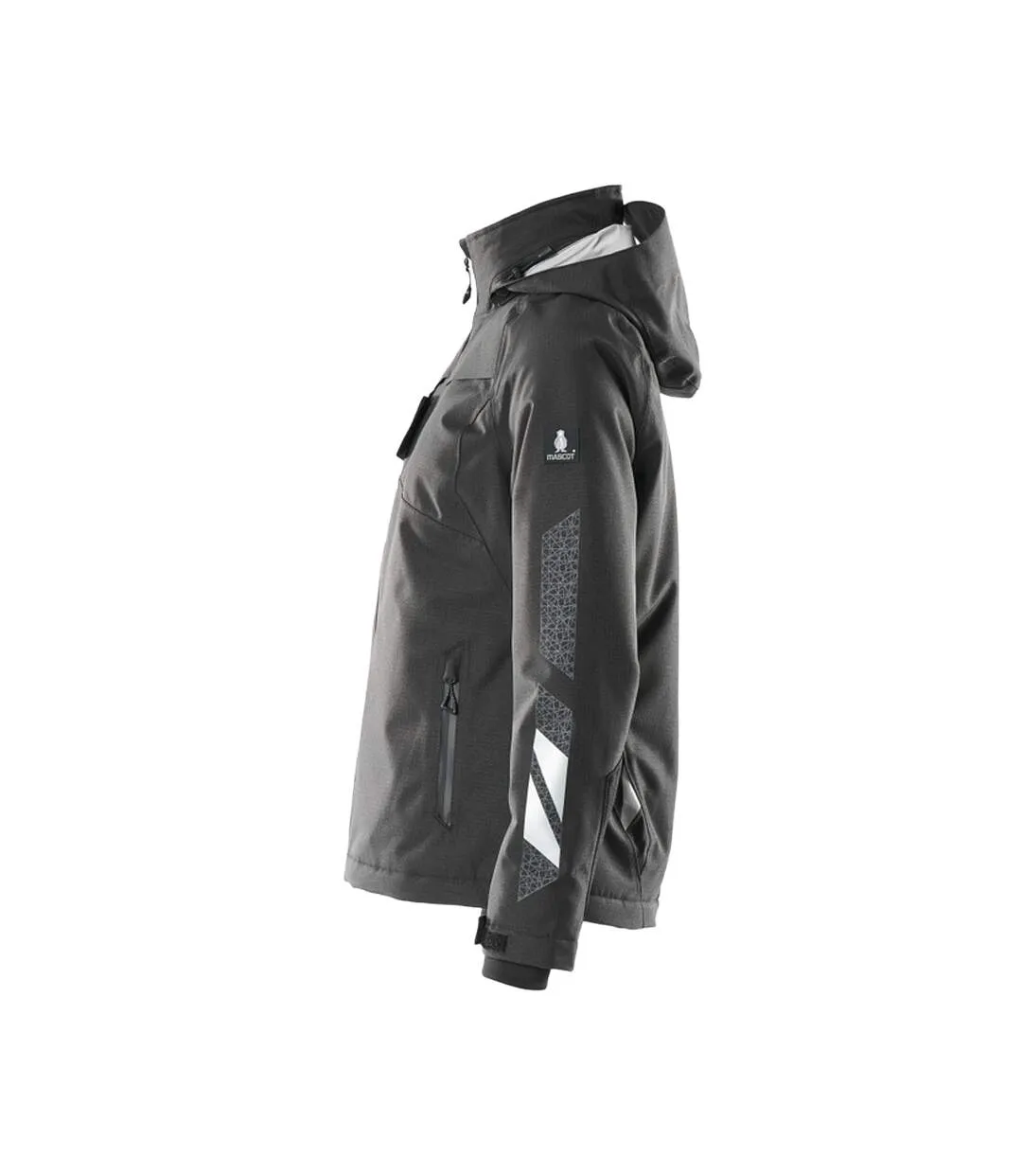 Womens/ladies Accelerate Shell Jacket Black Mascot-3