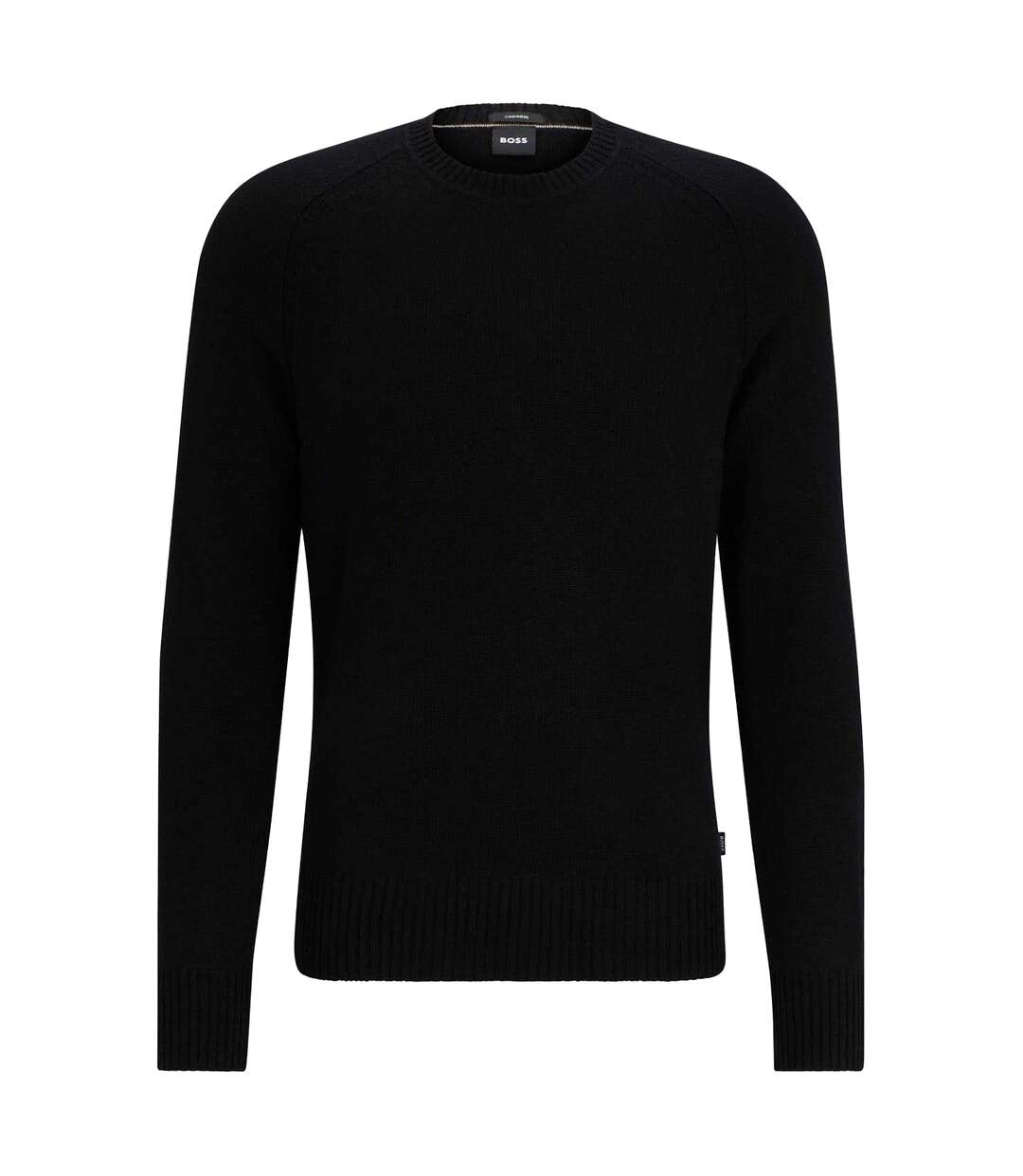 Sweat Manches Longues Raglan Homme Noir Boss-2