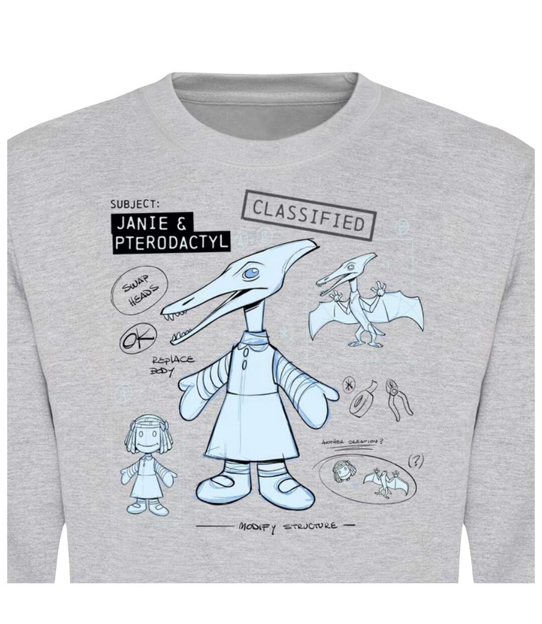 Mens Character Sweatshirt Grey Toy Story-3