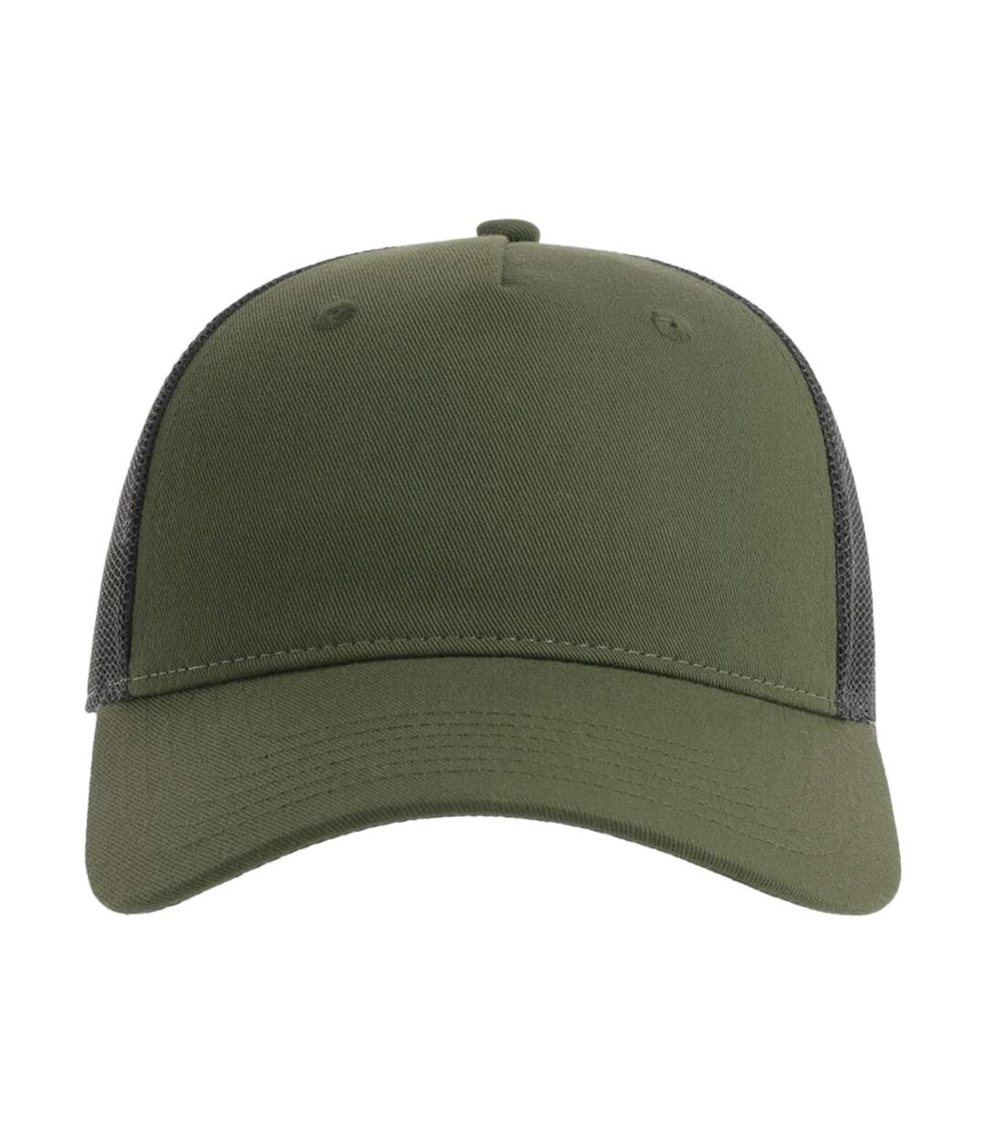 Casquette Trucker Zion Olive Noir Atlantis Headwear-1