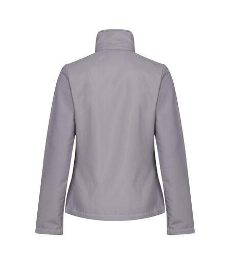 Regatta Standout Womens/Ladies Ablaze Printable Soft Shell Jacket (Rock Grey/Black) - UTPC3285