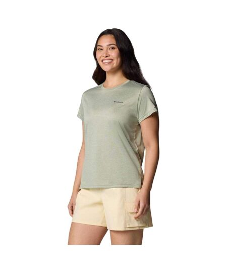 Womens/ladies Vista Performance T-shirt Green Columbia