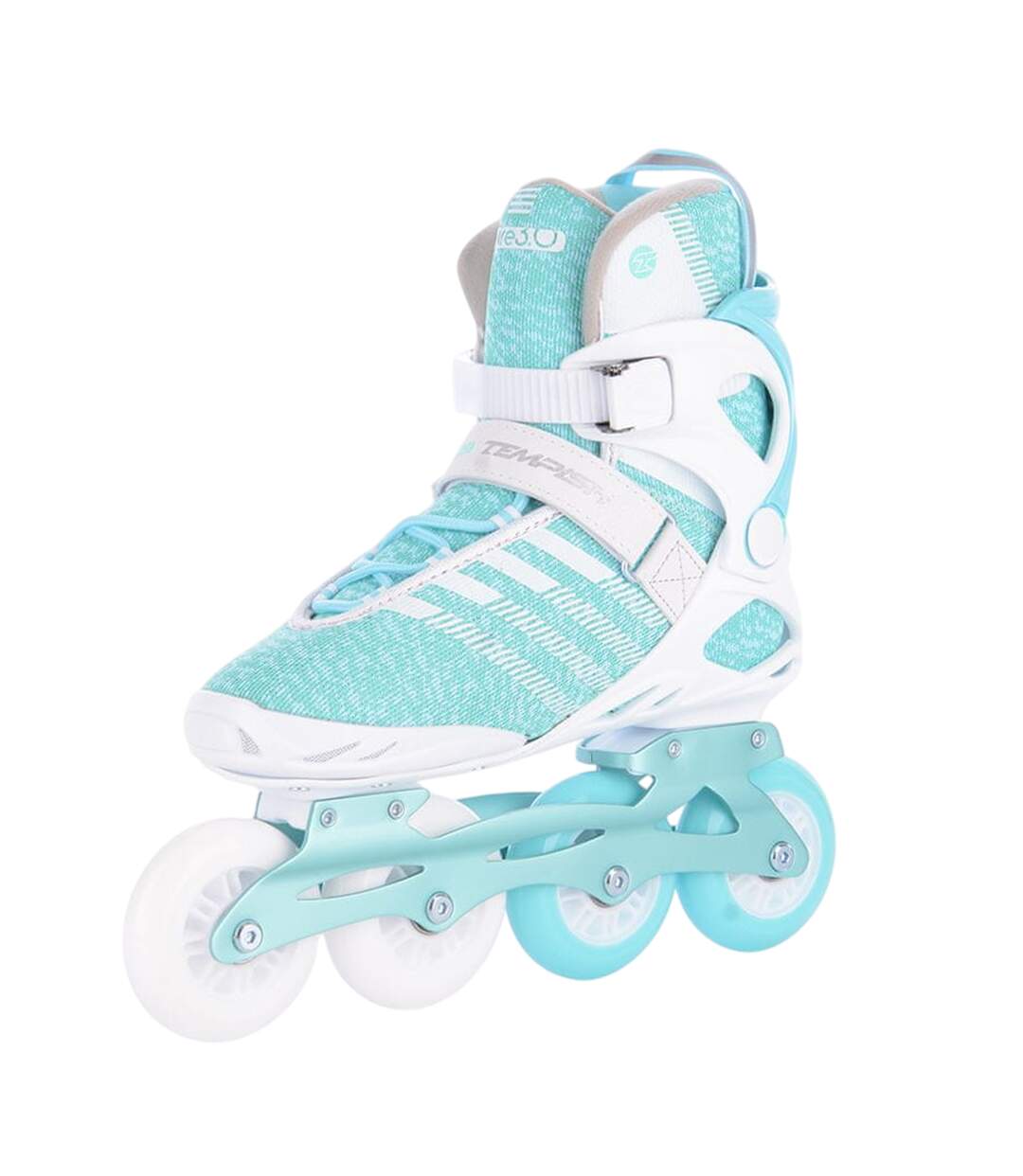 Patins À Roulettes Alignées Wire 3.0 Femme 41 Fr Bleu Tempish-1