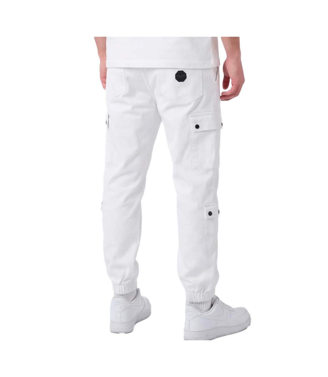 Pantalon cargo blanc homme project x paris t19939-2