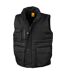 Mens Lance Ripstop Body Warmer Black WORK-GUARD By Result-2