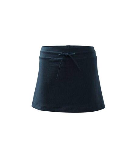 Mini Jupe Femme Bleu Marine Foncé Malfini