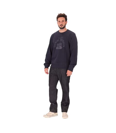Mens Division Logo Sweatshirt Blue Diesel