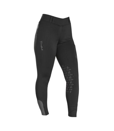 Pantalon d´équitation bankfield basic femme noir / gris Firefoot Firefoot