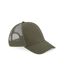 Beechfield Unisex Adult Natural Cotton Trucker Cap (Olive)