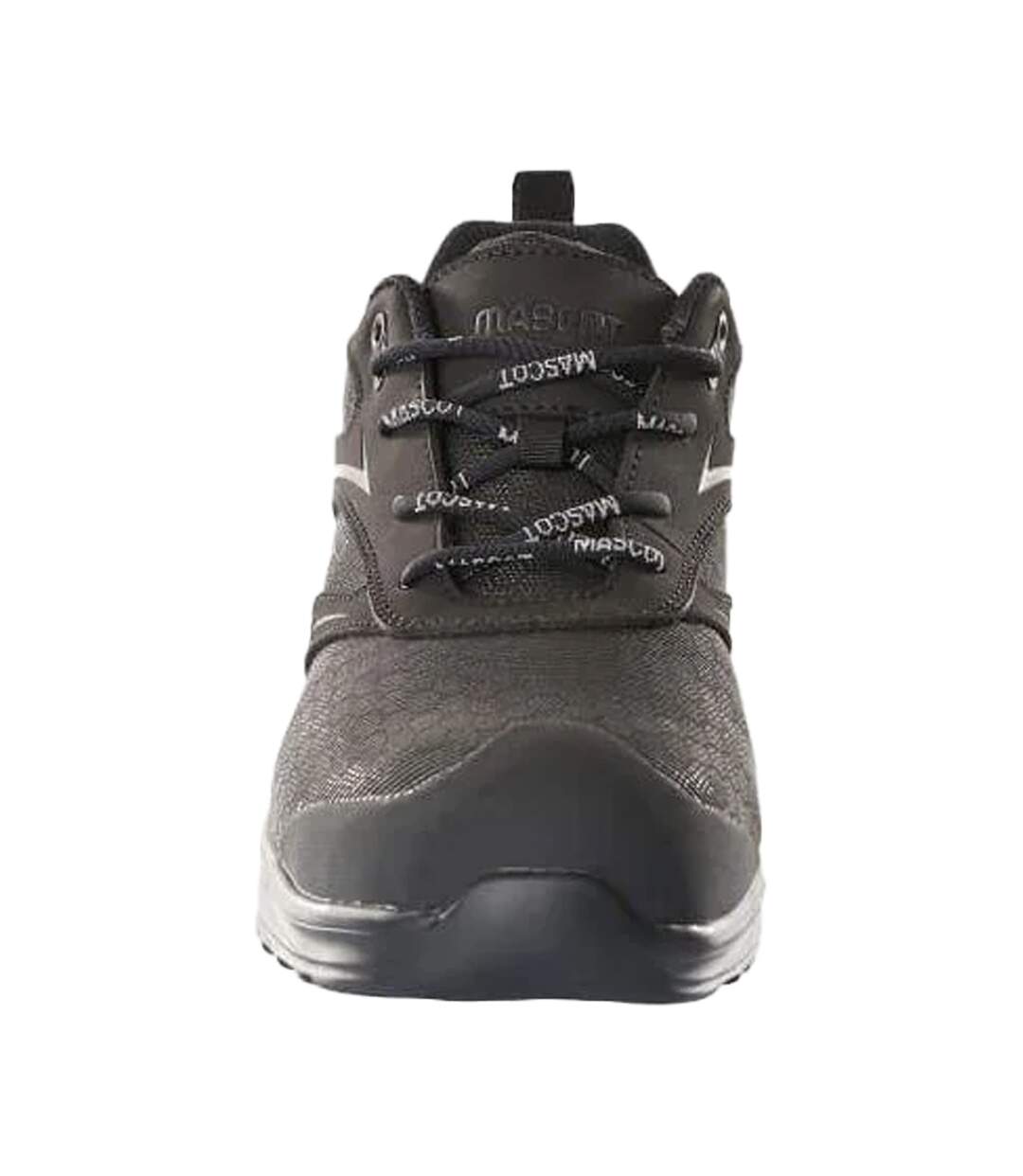 Mens Footwear Carbon Leather Safety Shoes Black Mascot-1
