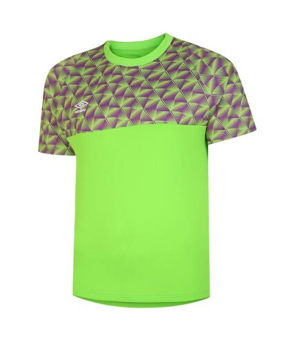 Umbro Mens Flux Goalkeeper Jersey (Green Gecko/Purple Cactus)