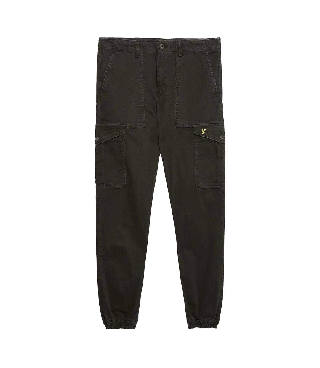 Pantalon À Poches Motif/style Logo Brodé Homme Vert Lyle & Scott-2