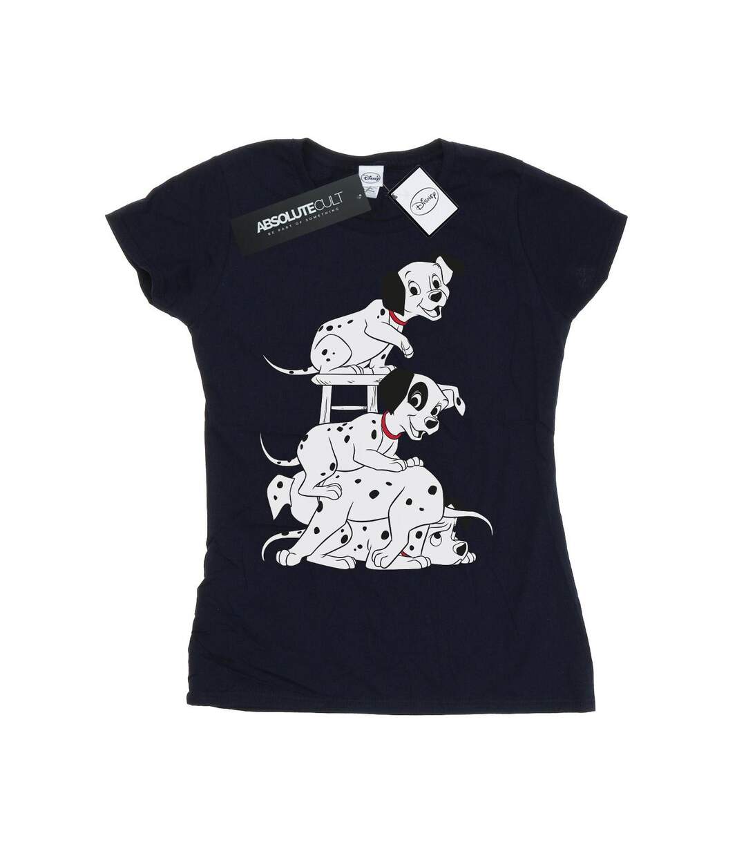 Disney T-shirt en coton Femme/Ladies 101 Dalmatians Chair (Bleu marine) - UTBI14865-1