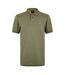 Polo Motif/style Logo Rectangulaire Passenger Homme Vert De Gris Clair Boss-2