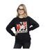 Disney Sweat-shirt Womens/Ladies Mickey Mouse Heart The Earth (Noir) - UTBI27460-2