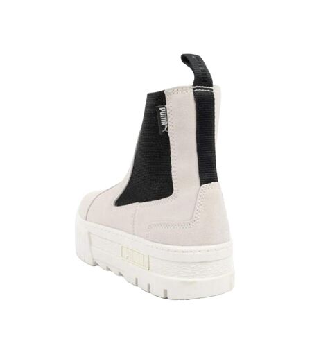 Bottines Chelsea Mayze Femme Blanc Noir Puma
