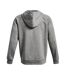 Veste À Capuche Rival Homme Gris Blanc Under Armour-3