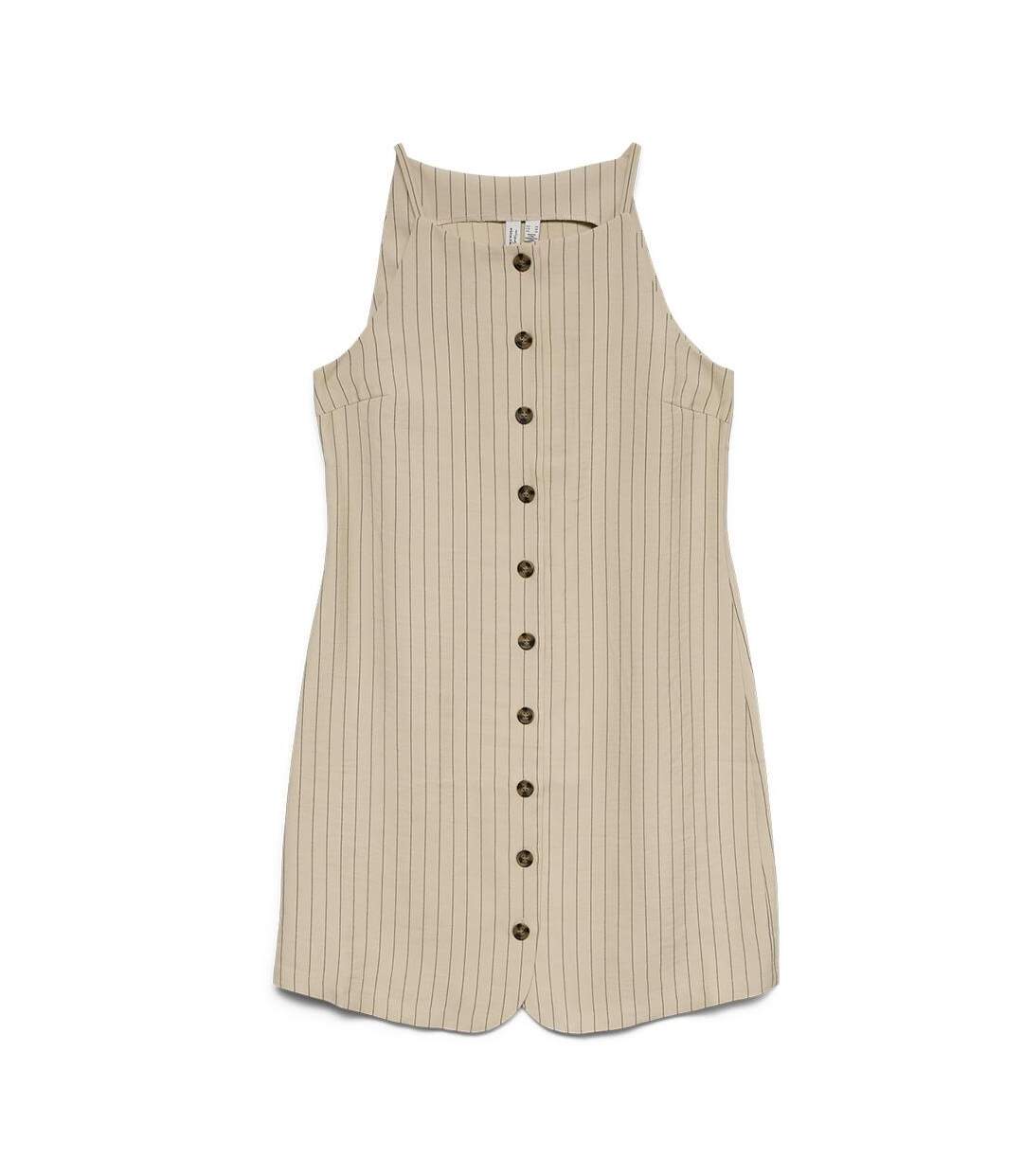 Robe écru femme vero moda kiara-2