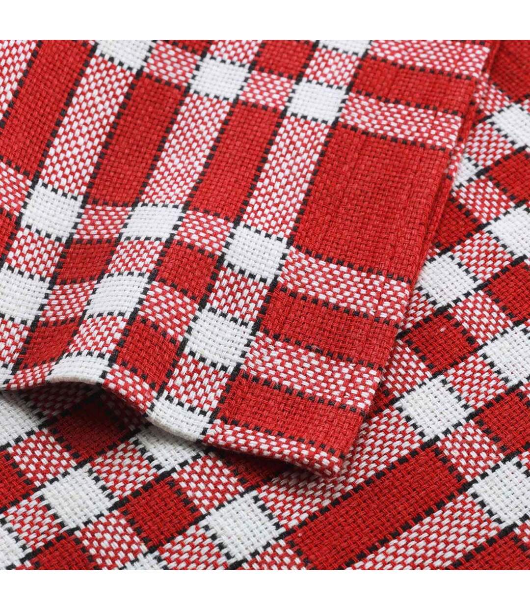 Lot de 3 Serviettes de Table Traditio 45x45cm Rouge-2