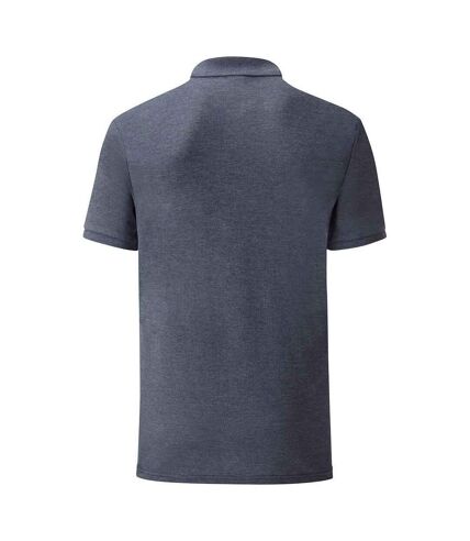 Fruit of the Loom Mens Pique Polo Shirt (Heather Navy)