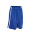 Short De Basket Homme Bleu Roi Blanc Spiro-1