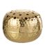 Vase Boule Ajouré Mandy 23cm Or-1