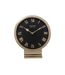 Paris Prix - Horloge à Poser Vintage era 24cm Noir & Or