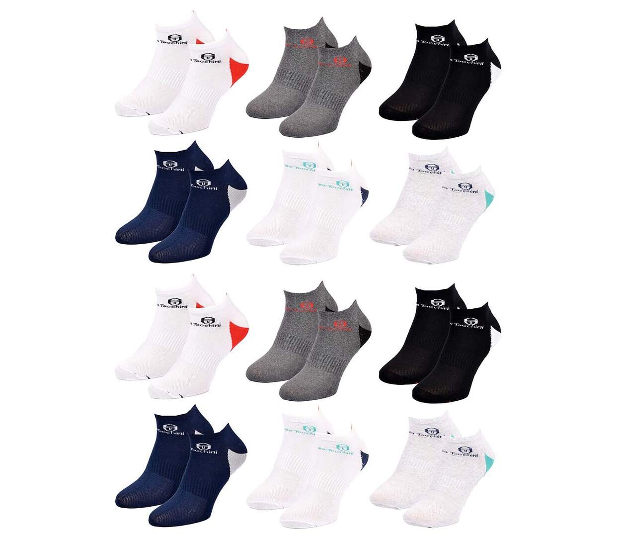 Chaussettes SERGIO TACCHINI SNEAKER 12 Pcs 3147-2