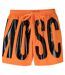 Short De Bain Motif Logo Homme Orange Moschino-1