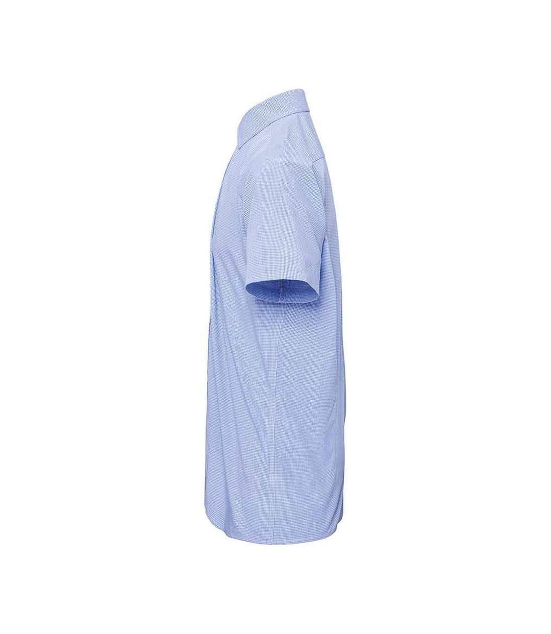 Chemise homme bleu clair / blanc Premier-3