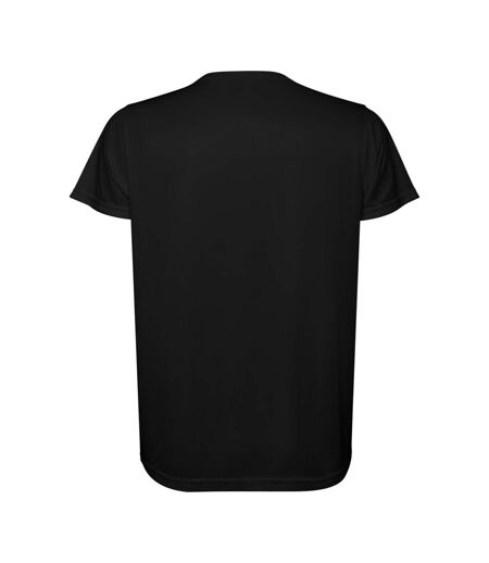T-shirt Manches Courtes Estoril Homme Noir Uni Roly