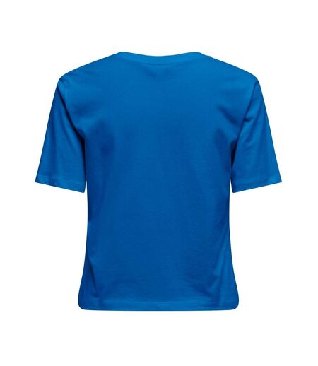 T-shirt bleu femme jdy rex 15352294 - l