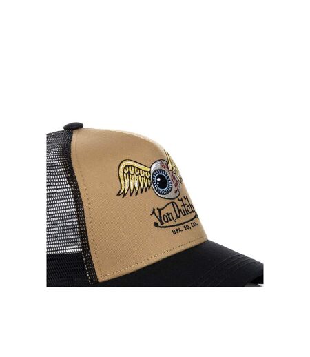 Casquette trucker Von Dutch Art Beige Foncé Vondutch