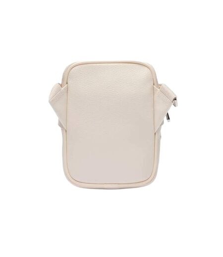 Angy Small Grain Leather Shoulder Bag One Size White Lacoste