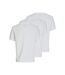 Pack Of 3  Mens Plain Short-sleeved T-shirt  White Jack And Jones-3
