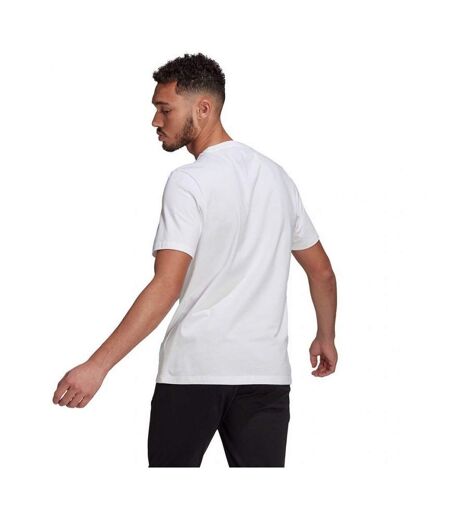 Mens Essentials Big Logo T-shirt White Adidas
