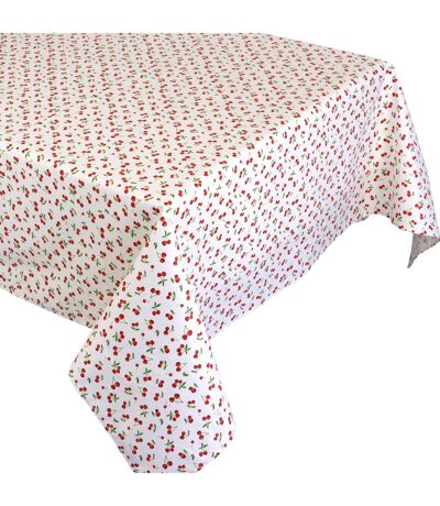 Nappe enduite CERISES Rectangulaire
