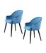 Fauteuil semi artisanal LOT DE 2 APE 58x55x77 vert