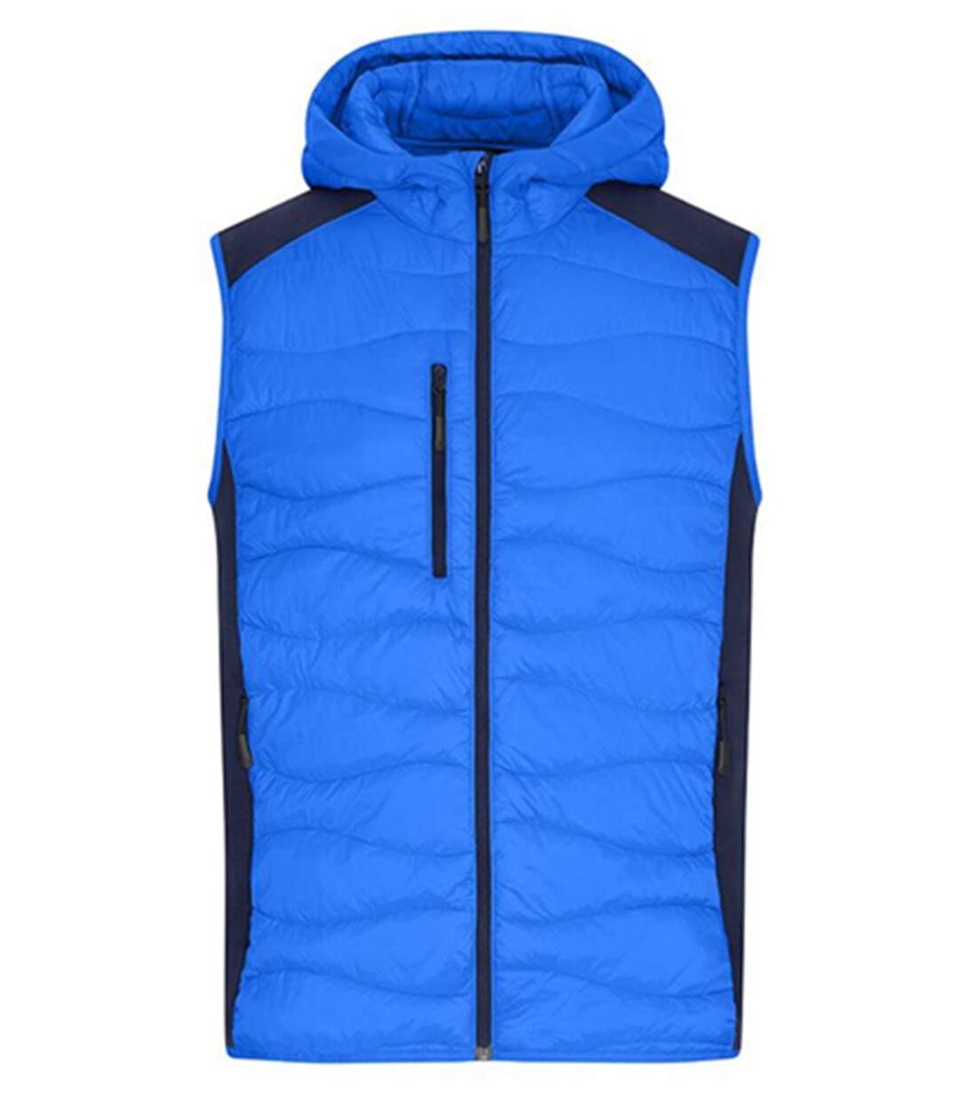 Bodywarmer matelassé - Homme - JN1328 - bleu et marine