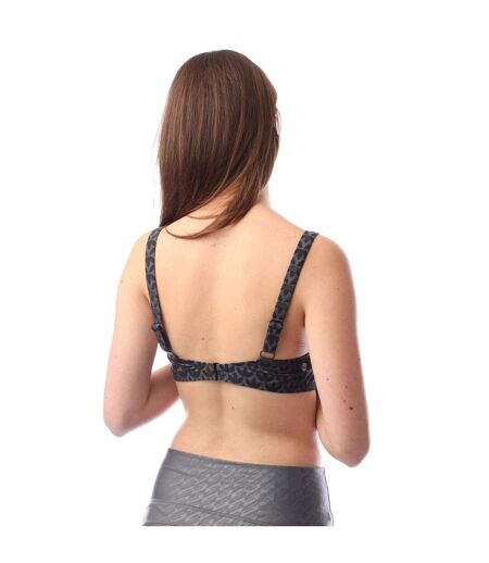 Haut De Maillot De Bain Motif/style Monogramme Femme Noir Adidas