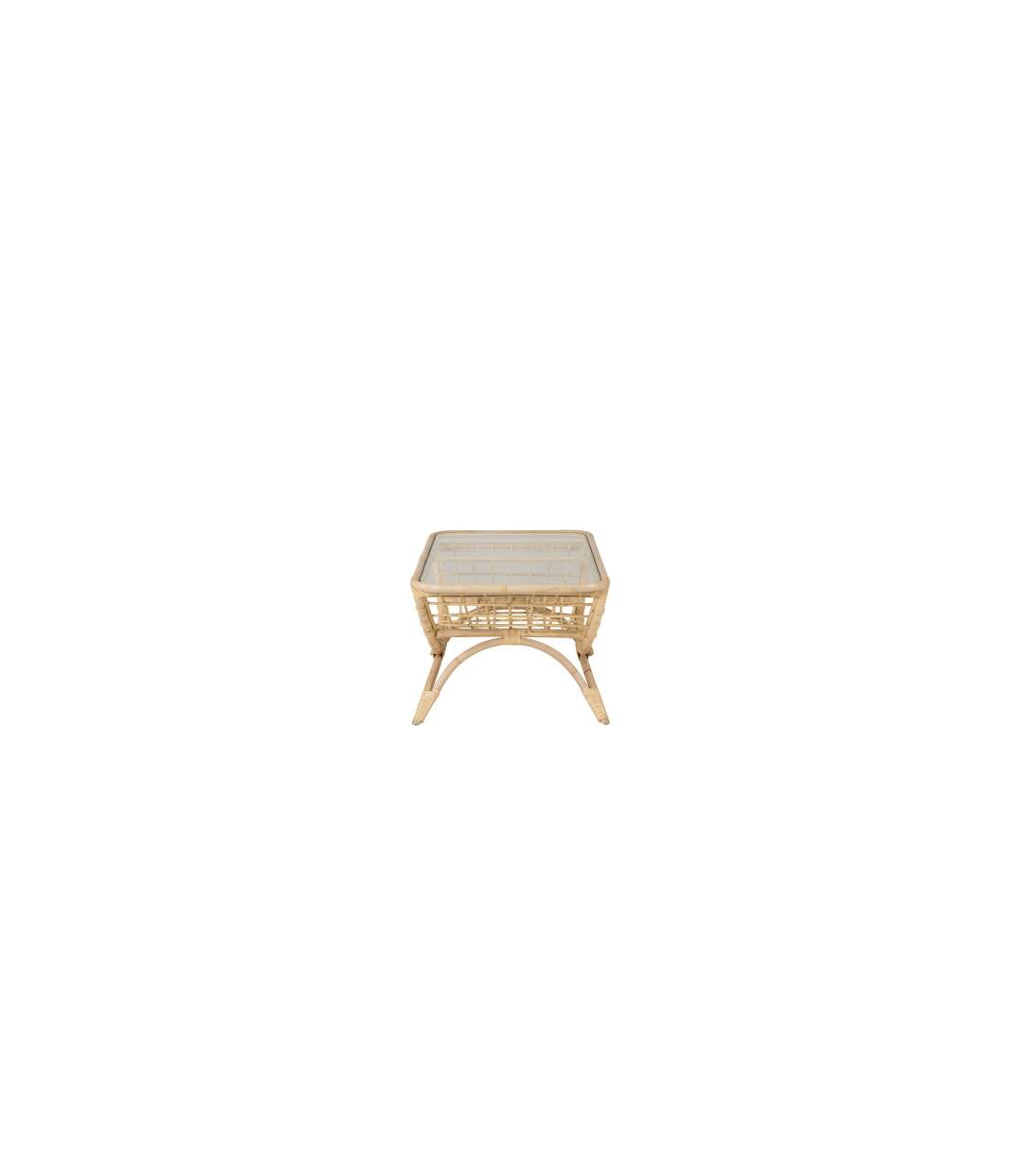 Table Basse de Jardin en Rotin Moana 95cm Naturel-3