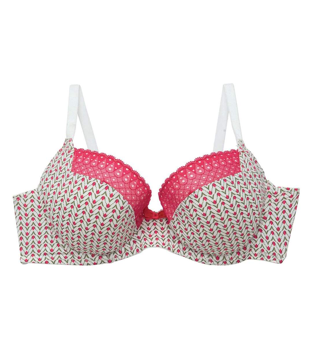 Soutien-gorge ampliforme coque moulée rose Ecrin-1