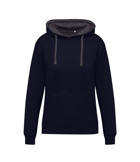Sweat À Capuche Femme Noir Gris SG Originals