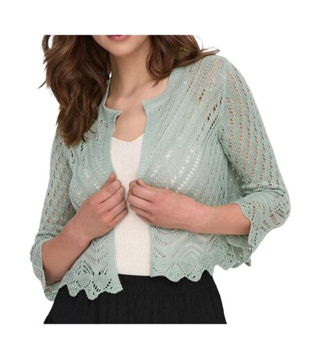 Cardigan vert femmejdy sun 3/4 cropped