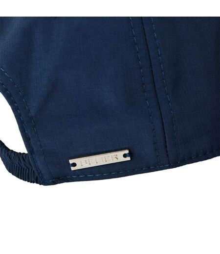 Embroidered Logo Baseball Cap Navy Belier