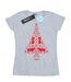 Disney Femme/Les femmes - T-shirt en coton avec arbre de Noël Frozen (Gris sportif) - UTBI21924-1